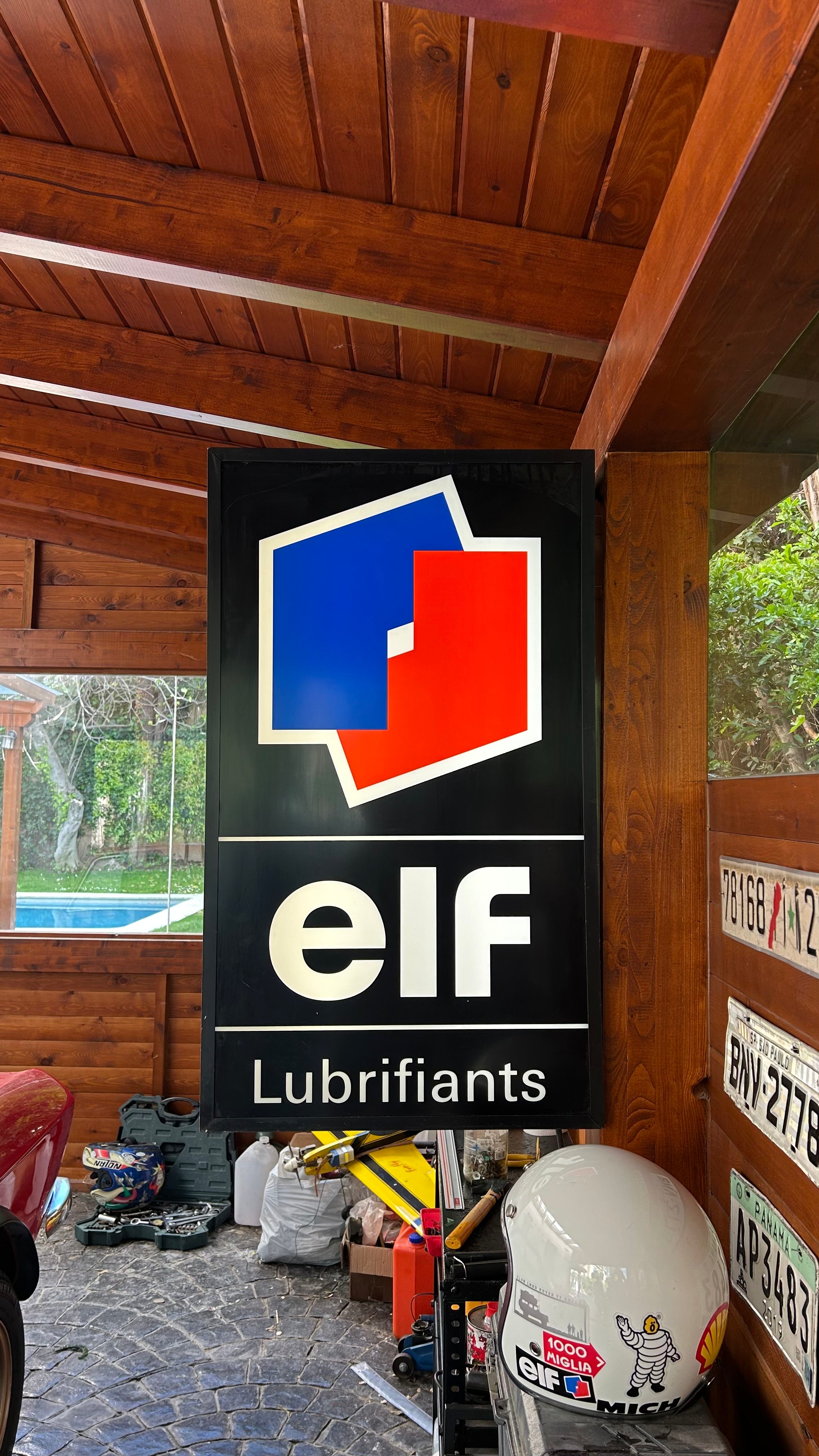 ELF LUBRICANTS CARTEL LUMINOSO