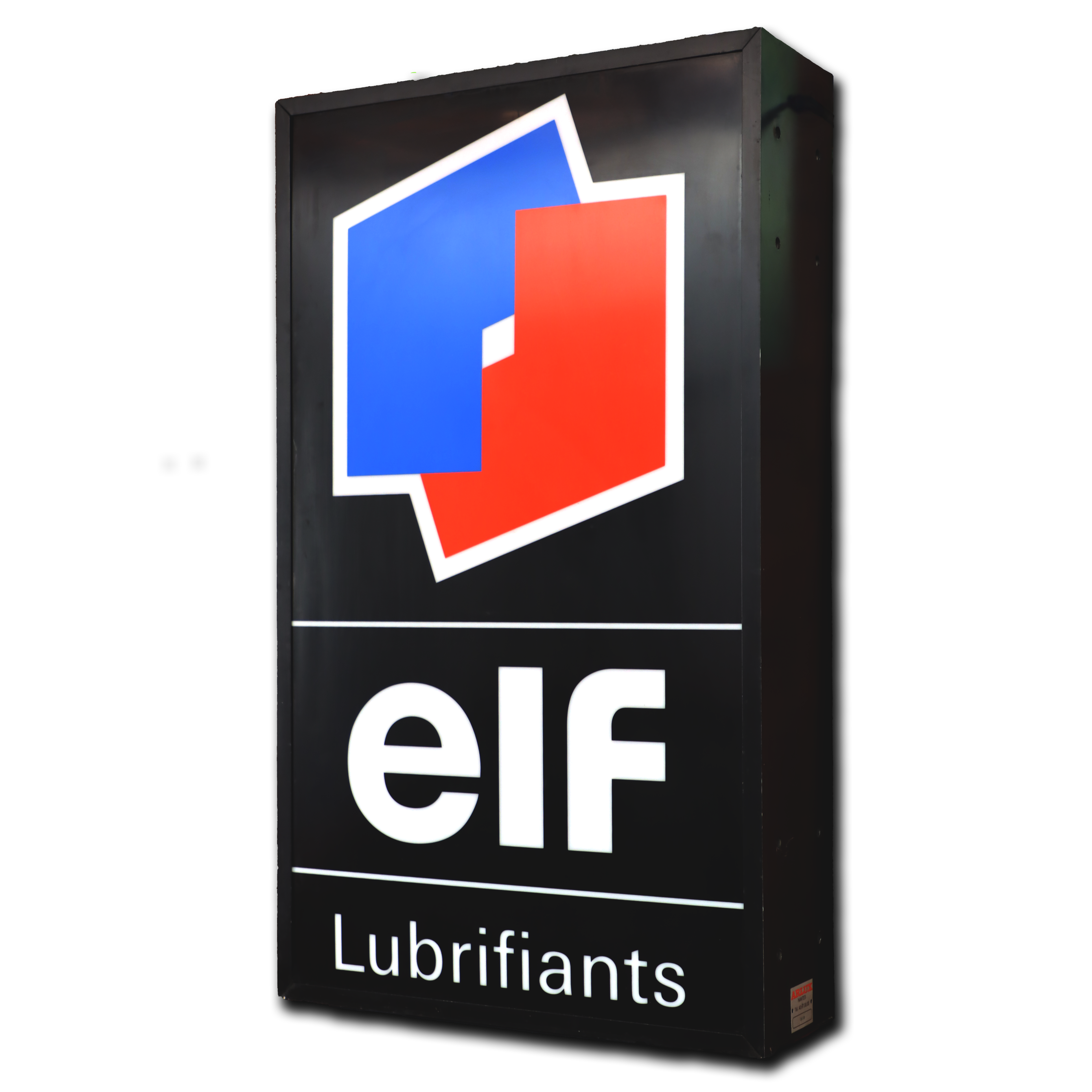 ELF LUBRICANTS CARTEL LUMINOSO